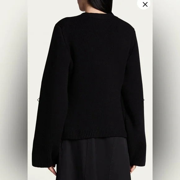 Khaite Scarlet Cashmere Cardigan (Size M, Black) - Picture 3 of 7